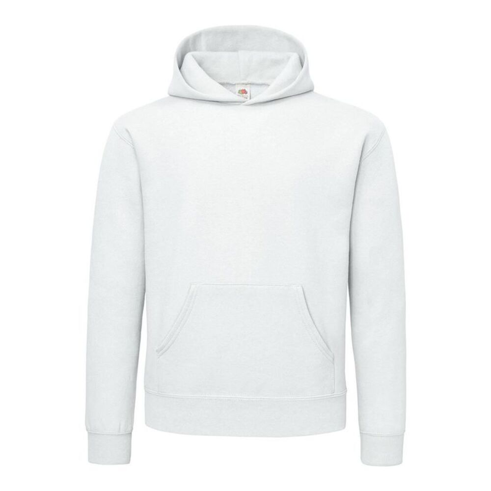 Fruit of the Loom Unisex Adult Supercotton Hoodie / White